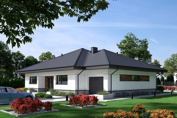  Projekt domu Beno II G1 (LBA1002) - projekt domu parterowego - Zdjęcie 5