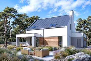 Projekt domu Xavier III G2 - parterowy z poddaszem dom o powierzchni 153,18 m², dach dwuspadowy - ujęcie 5