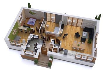  Projekt domu BW-39 wariant 4 (JGC1197) - projekt domu parterowego - Zdjęcie 4