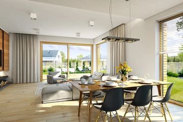  Projekt domu Doskonały 2 wariant D (WAH1909) - projekt domu parterowego - Zdjęcie 5