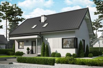  Projekt domu Trypolis 7 szkielet drewniany (SLN2569) - projekt domu parterowego - Zdjęcie 1