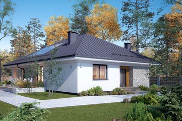  Projekt domu Feniks 3 (BSA2157) - projekt domu parterowego - Zdjęcie 3