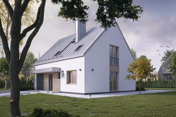  Projekt domu Mirabelka (BSA2158) - projekt domu parterowego z poddaszem - Zdjęcie 3