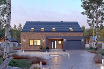  Projekt domu Rio (BSA2160) - projekt domu parterowego z poddaszem - Zdjęcie 3
