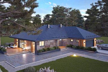  Projekt domu Kolendra (BSA2161) - projekt domu parterowego - Zdjęcie 5