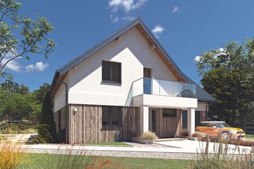  Projekt domu Sopran 8 (BSA2164) - projekt domu parterowego z poddaszem - Zdjęcie 4