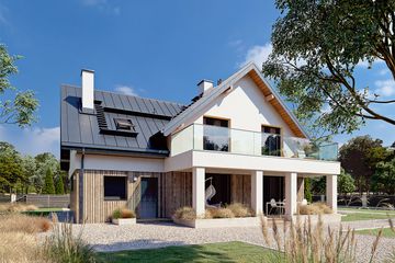  Projekt domu Sopran 8 (BSA2164) - projekt domu parterowego z poddaszem - Zdjęcie 5