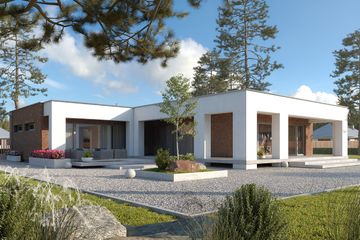  Projekt domu Jadeit 2 (BSA2166) - projekt domu parterowego - Zdjęcie 1