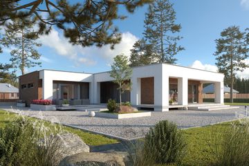  Projekt domu Jadeit 2 (BSA2166) - projekt domu parterowego - Zdjęcie 1