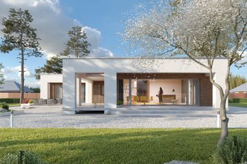  Projekt domu Jadeit 2 (BSA2166) - projekt domu parterowego - Zdjęcie 3