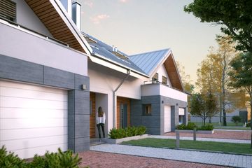  Projekt domu Jarząb (BSA2168) - projekt domu parterowego z poddaszem - Zdjęcie 4