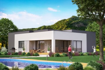  Projekt domu KA46 (PKT1048) - projekt domu parterowego - Zdjęcie 1