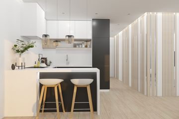 Projekt domu KA12S - z pełnym piętrem dom o powierzchni 101,57 m², dach płaski - ujęcie 3