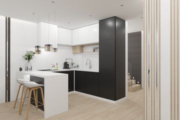 Projekt domu KA12S - z pełnym piętrem dom o powierzchni 101,57 m², dach płaski - ujęcie 4