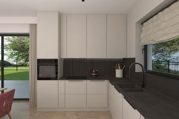 Projekt domu KA39 SZ - parterowy z poddaszem dom o powierzchni 111,09 m², dach dwuspadowy - ujęcie 7