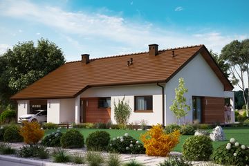  Projekt domu KA30 SZ (PKT1199) - projekt domu parterowego - Zdjęcie 1