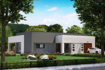  Projekt domu KA46 SZ (PKT1237) - projekt domu parterowego - Zdjęcie 1