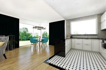  Projekt domu KA33 SZ (PKT1227) - projekt domu parterowego z poddaszem - Zdjęcie 3