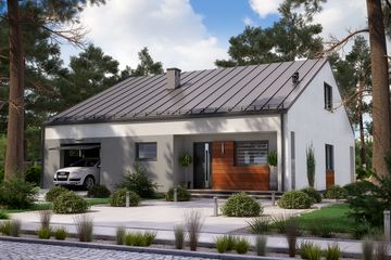  Projekt domu KA38 (PKT1042) - projekt domu parterowego - Zdjęcie 1