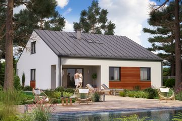  Projekt domu KA38 (PKT1042) - projekt domu parterowego - Zdjęcie 2