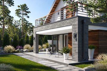  Projekt domu Fiodor G2 (LBA1005) - projekt domu parterowego z poddaszem - Zdjęcie 7