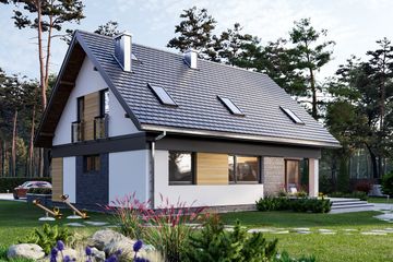  Projekt domu Mateo Rex (1626) (KRD2773) - projekt domu parterowego z poddaszem - Zdjęcie 4