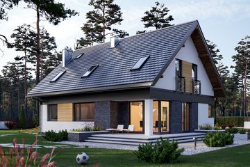  Projekt domu Mateo Rex (1626) (KRD2773) - projekt domu parterowego z poddaszem - Zdjęcie 6