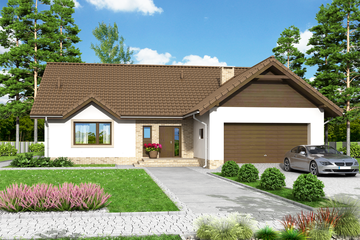  Projekt domu Mokka 9 (WOF1115) - projekt domu parterowego - Zdjęcie 4