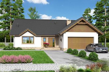  Projekt domu Mokka 9 (WOF1115) - projekt domu parterowego - Zdjęcie 1