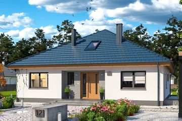  Projekt domu Tryton 3 Teriva (WOE1124) - projekt domu parterowego - Zdjęcie 1