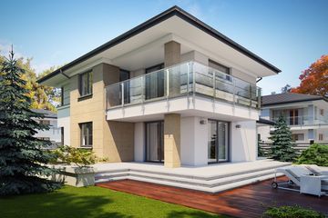  Projekt domu Karat 5 (BSE1138) - projekt domu z pełnym piętrem - Zdjęcie 2