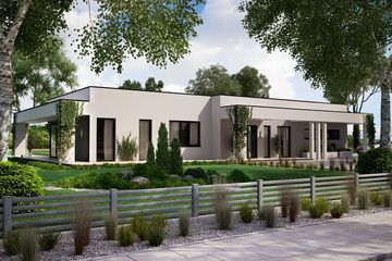  Projekt domu KA51 SZ (PKT1242) - projekt domu parterowego - Zdjęcie 1