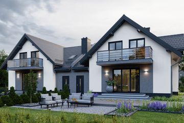  Projekt domu APS 166 NEW (LUA1407) - projekt domu parterowego z poddaszem - Zdjęcie 4