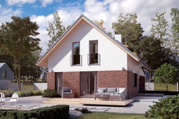  Projekt domu Jagoda 4 (BSA2175) - projekt domu parterowego z poddaszem - Zdjęcie 3