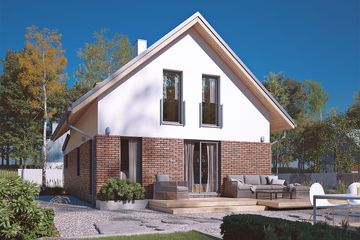  Projekt domu Jagoda 4 (BSA2175) - projekt domu parterowego z poddaszem - Zdjęcie 5