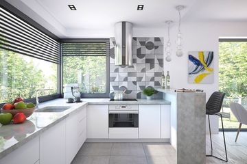  Projekt domu Mokka Modern (WOF1116) - projekt domu parterowego - Zdjęcie 6