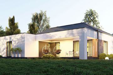  Projekt domu uA65 (WCB1082) - projekt domu parterowego - Zdjęcie 4