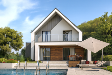  Projekt domu Tyniec 02 (KZB1016) - projekt domu parterowego z poddaszem - Zdjęcie 2