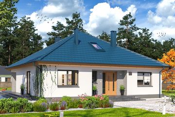  Projekt domu Tryton 3 B (WOE1125) - projekt domu parterowego - Zdjęcie 1