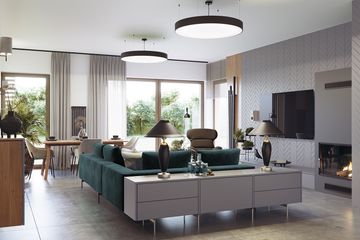  Projekt domu E-227 (WAX1135) - projekt domu parterowego - Zdjęcie 5