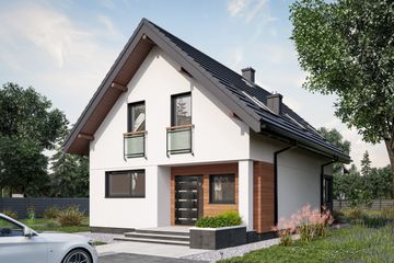  Projekt domu Anatol Solo (1630) (KRD2779) - projekt domu parterowego z poddaszem - Zdjęcie 1