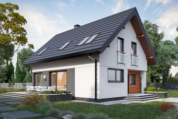  Projekt domu Anatol Solo (1630) (KRD2779) - projekt domu parterowego z poddaszem - Zdjęcie 6