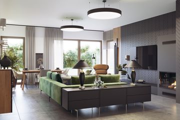  Projekt domu E-229 (WAX1136) - projekt domu parterowego - Zdjęcie 5