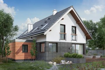  Projekt domu Anatol (1632) (KRD2777) - projekt domu parterowego z poddaszem - Zdjęcie 4