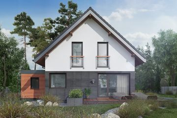  Projekt domu Anatol (1632) (KRD2777) - projekt domu parterowego z poddaszem - Zdjęcie 5