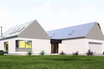  Projekt domu uA79 (WCB1086) - projekt domu parterowego - Zdjęcie 3