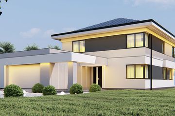  Projekt domu uA68 (WCB1089) - projekt domu z pełnym piętrem - Zdjęcie 1