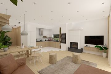  Projekt domu KA62 (PKT1057) - projekt domu parterowego z poddaszem - Zdjęcie 9