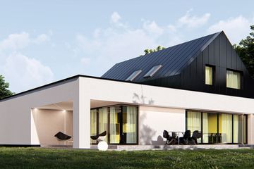  Projekt domu uA66 (WCB1090) - projekt domu parterowego z poddaszem - Zdjęcie 5