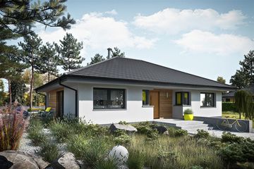  Projekt domu Mini 4 PLUS energo plus (WRC2733) - projekt domu parterowego - Zdjęcie 2